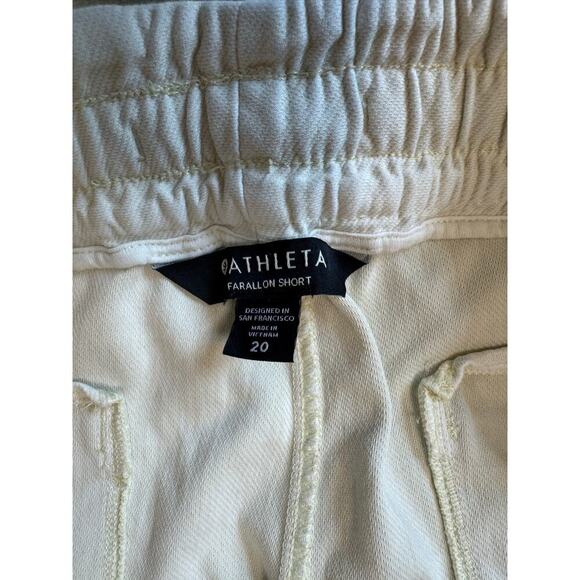 ATHLETA FARALLON Shorts, size women's 20; Cream/Off White - Picture 4 of 7